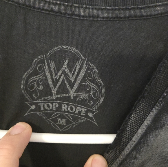UNDERTAKER Top Rope WWE Wrestling Shirt Youth Kids Medium AOP Distressed - Picture 6 of 9